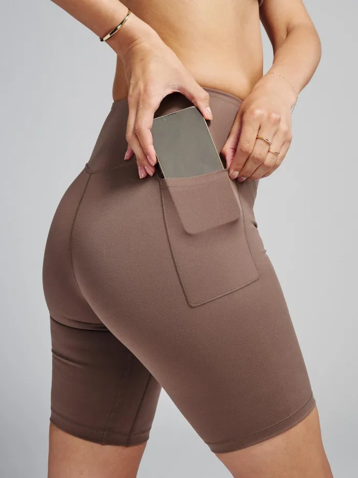 Running Training Women Tasc Performance Sculptive Pocket Bike Short 8in