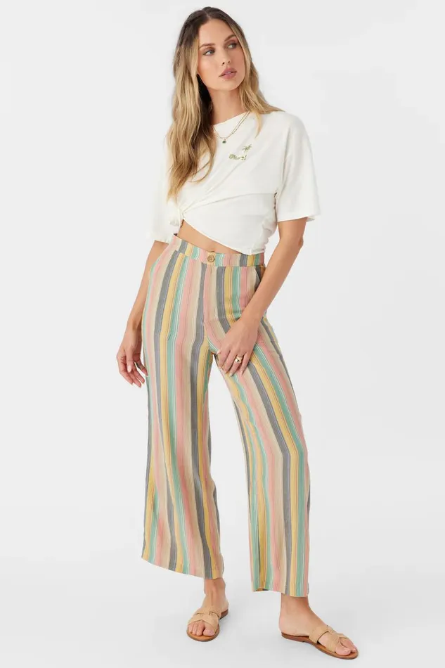 RYLAN BEACHBOUND STRIPE WIDE LEG PANTS Multi Clr Women O039NEILL Collections