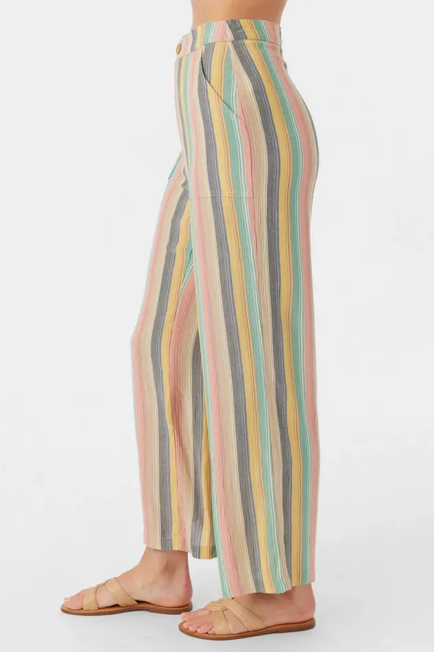 RYLAN BEACHBOUND STRIPE WIDE LEG PANTS Multi Clr Women O039NEILL Collections
