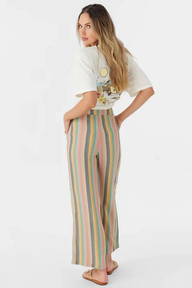 RYLAN BEACHBOUND STRIPE WIDE LEG PANTS Multi Clr Women O039NEILL Collections