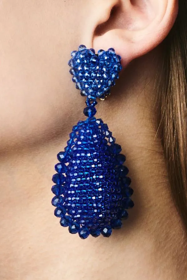 Sachin and Babi Adeline Earrings 8211 Faceted Beads Rubyraspberry Women Earrings