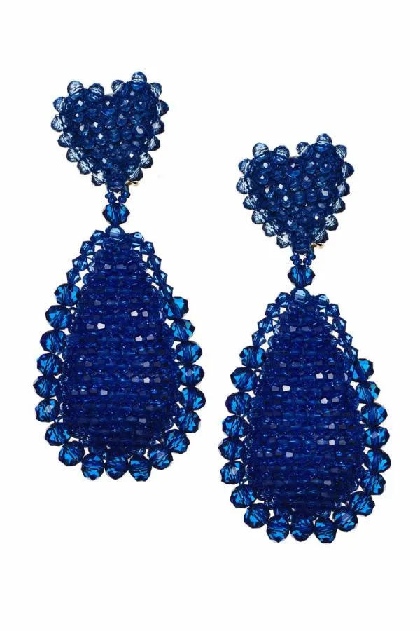 Sachin and Babi Adeline Earrings 8211 Faceted Beads Rubyraspberry Women Earrings