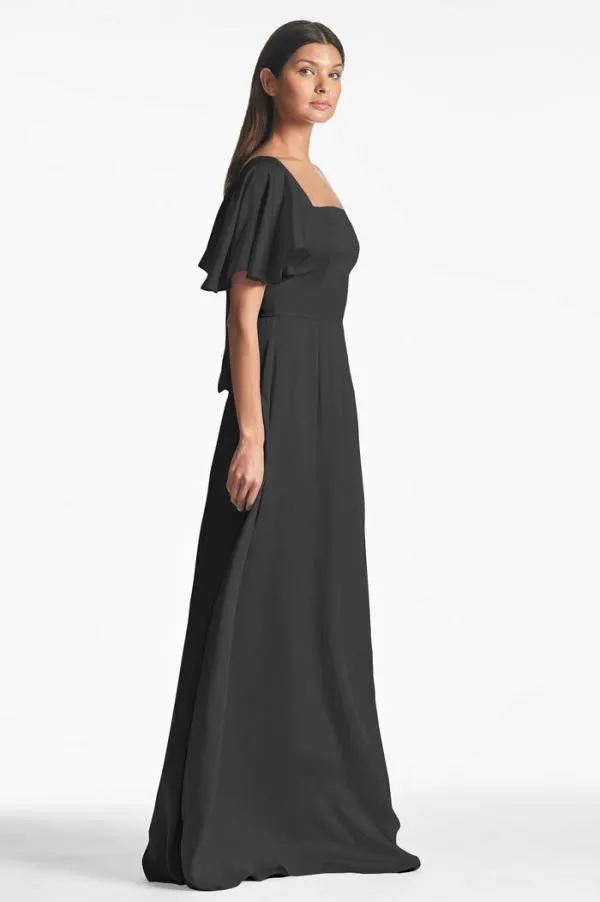 Sachin and Babi Aurora Gown 8211 Black Black Women Plus Sizes