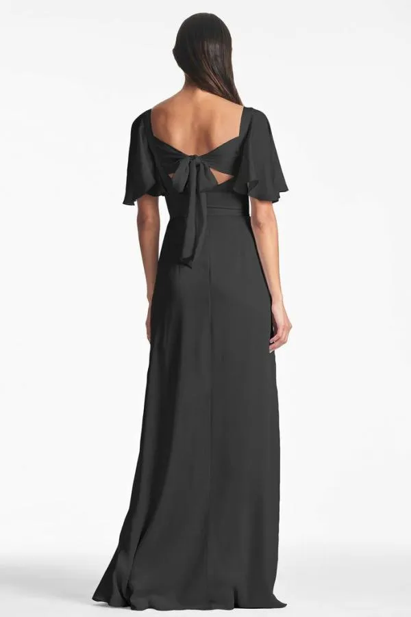 Sachin and Babi Aurora Gown 8211 Black Black Women Plus Sizes
