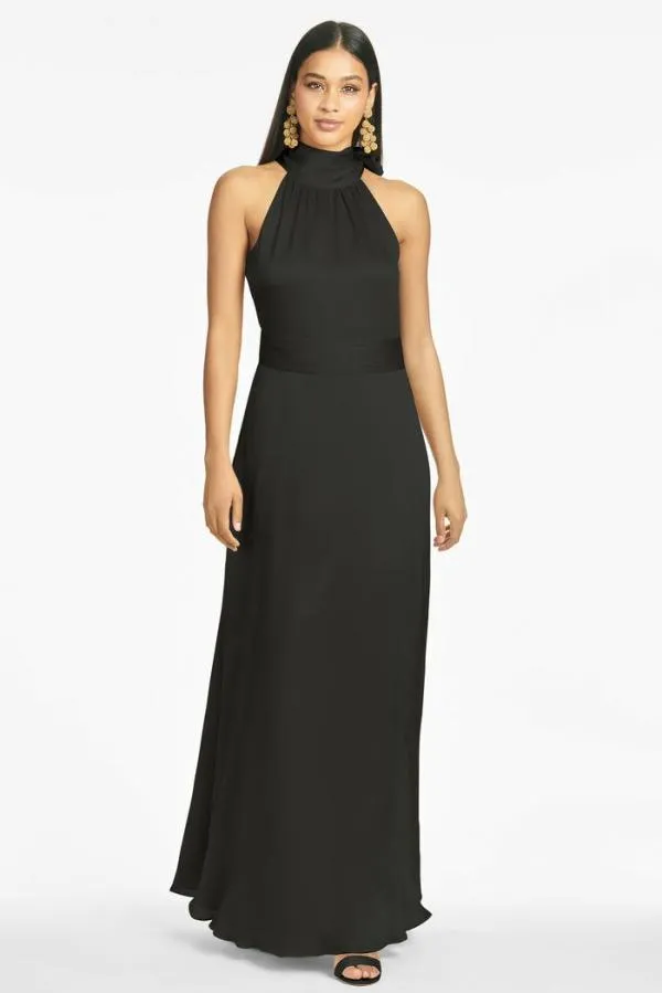 Sachin and Babi Kayla Gown 8211 Black Black Women Plus Sizes
