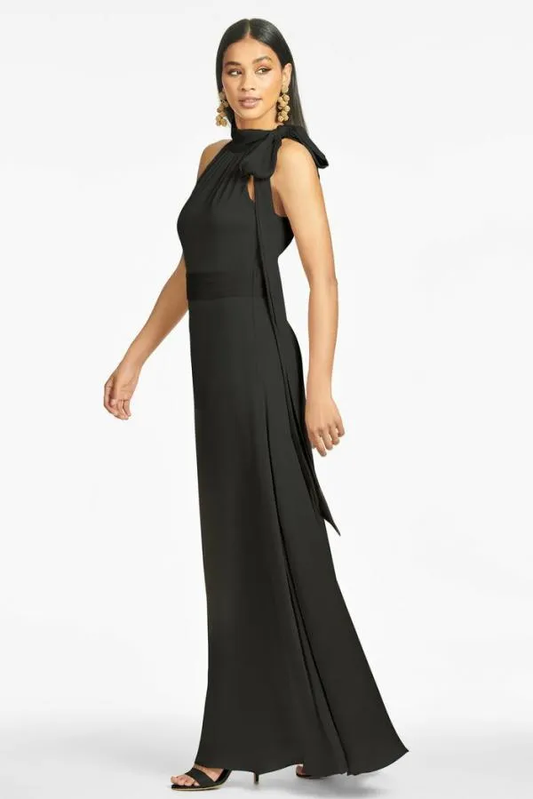 Sachin and Babi Kayla Gown 8211 Black Black Women Plus Sizes