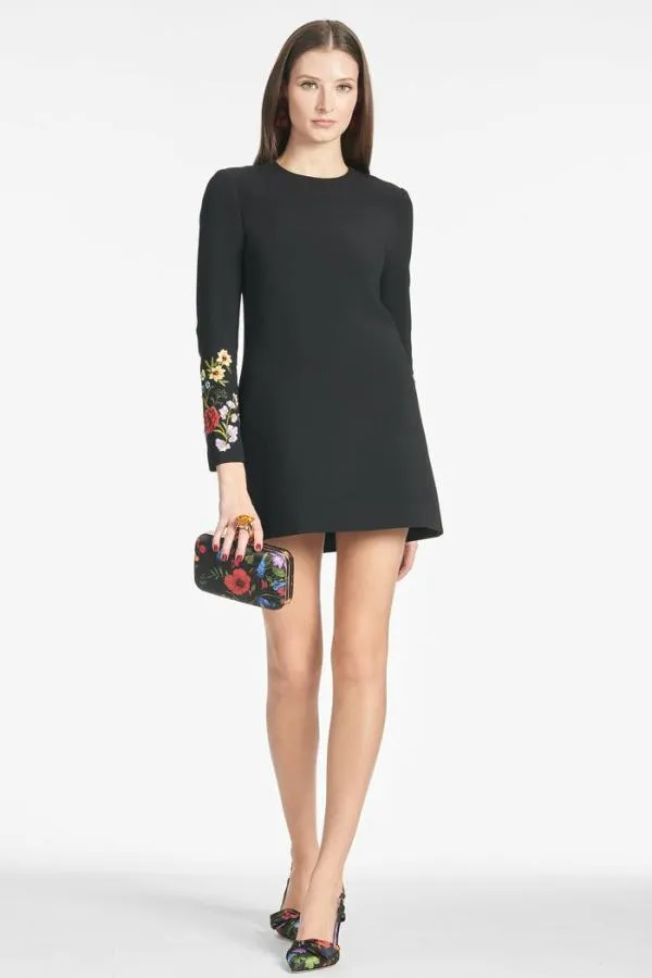 Sachin and Babi Lily Dress 8211 Noir Bouquet Noir Bouquet Women Open Back