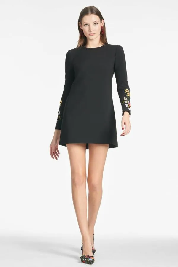 Sachin and Babi Lily Dress 8211 Noir Bouquet Noir Bouquet Women Open Back