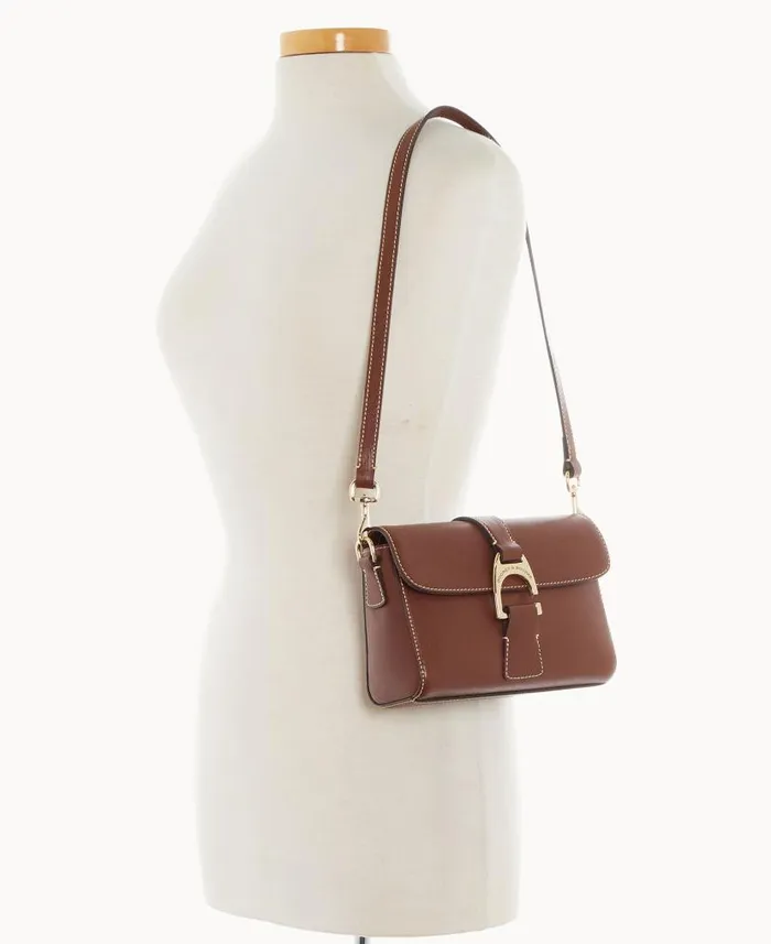 Saffiano Kyra Bag Amber Woman Dooney and Bourke Shoulder Bags Saffiano Kyra Bag Amber Woman Dooney and Bourke Shoulder Bags