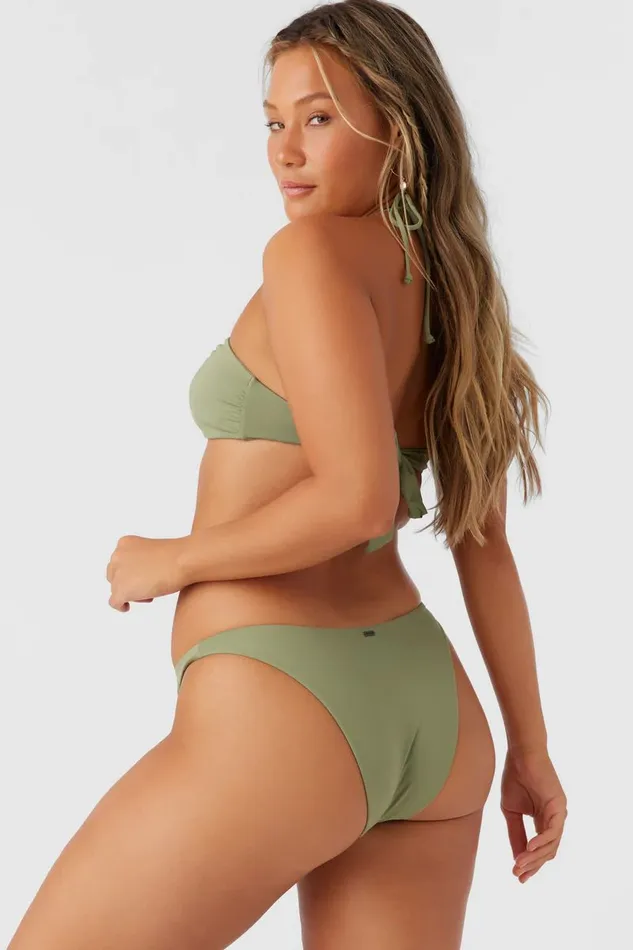 SALTWATER SOLIDS FLAMENCO HIGH CUT CHEEKY BOTTOMS Oil Green Women O039NEILL Collections