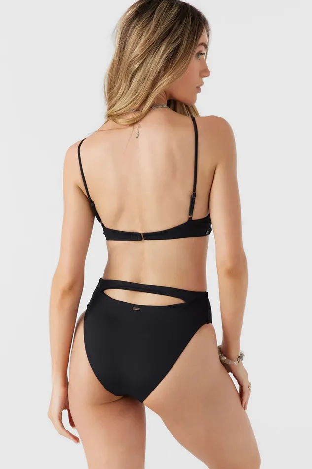 SALTWATER SOLIDS MAX HIGH WAIST FULL BOTTOMS Black Women O039NEILL Collections SALTWATER SOLIDS MAX HIGH WAIST FULL BOTTOMS Black Women O039NEILL Collections
