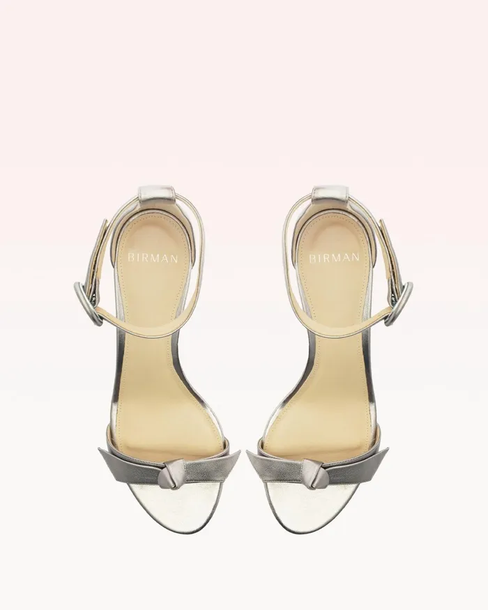 Sandals Women Alexandre Birman Clarita Buckle 60 Argento
