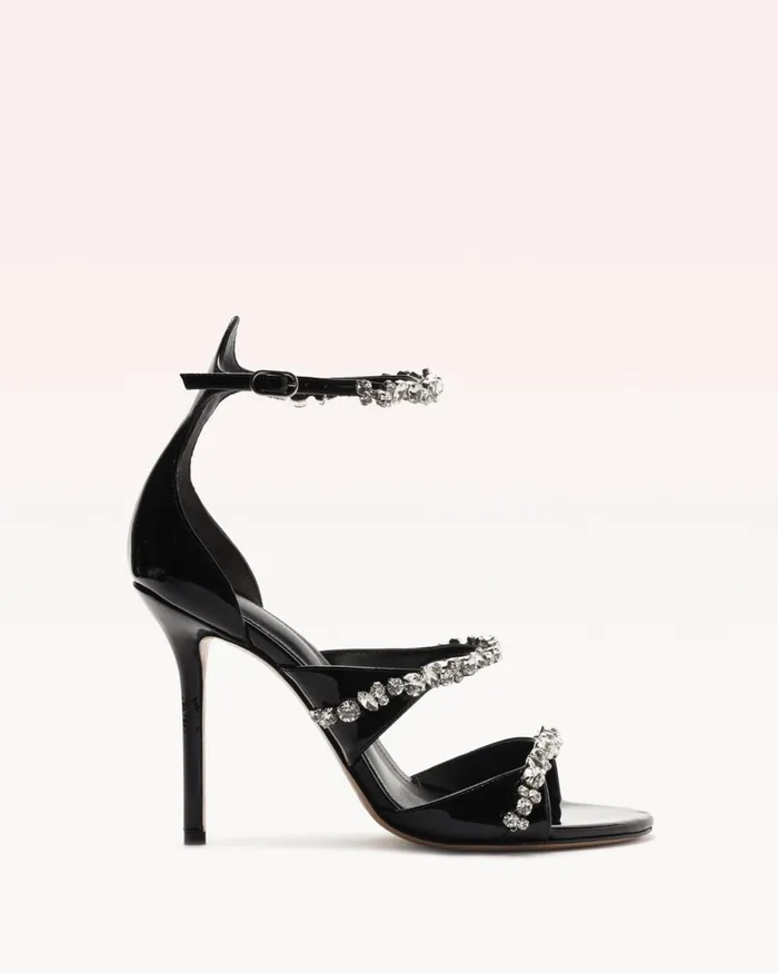 Sandals Women Alexandre Birman Gianna Crystal 100 Black