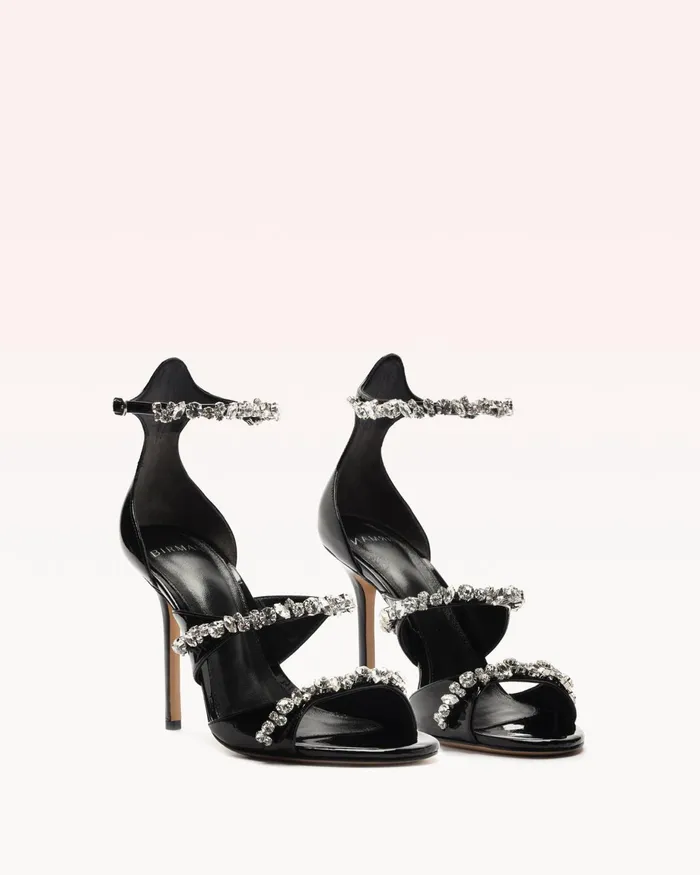Sandals Women Alexandre Birman Gianna Crystal 100 Black