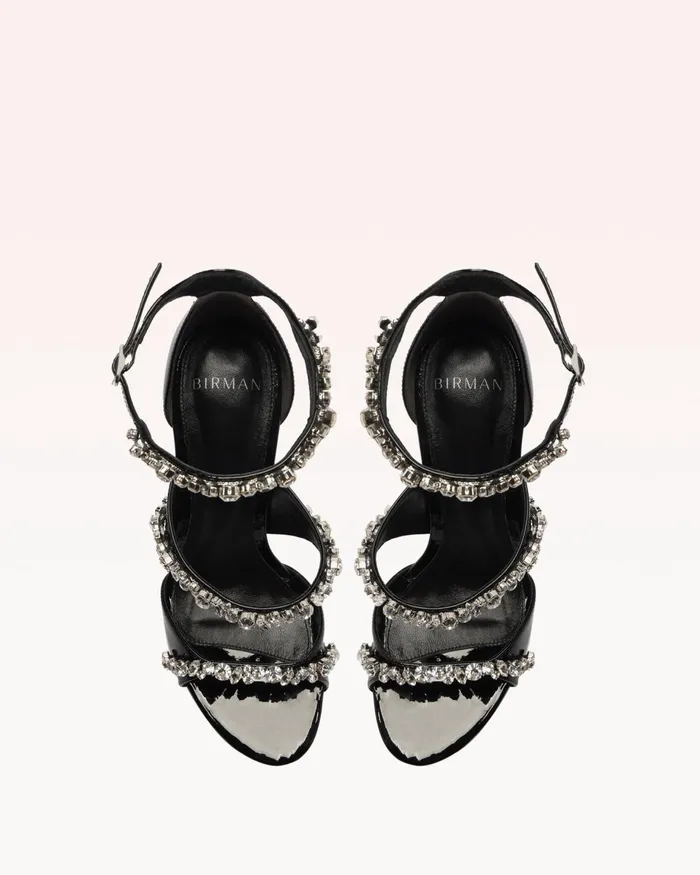 Sandals Women Alexandre Birman Gianna Crystal 100 Black