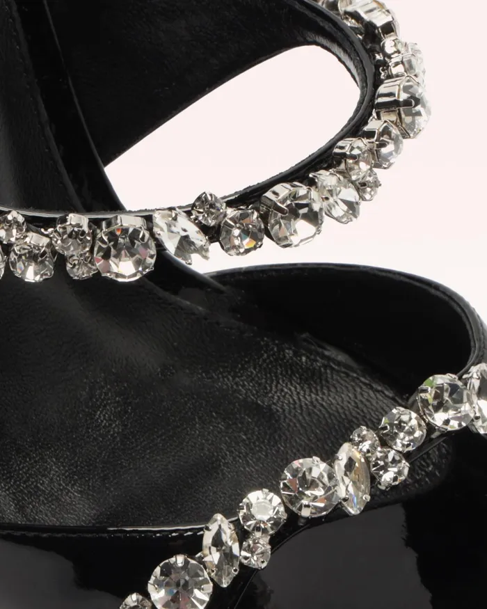 Sandals Women Alexandre Birman Gianna Crystal 100 Black