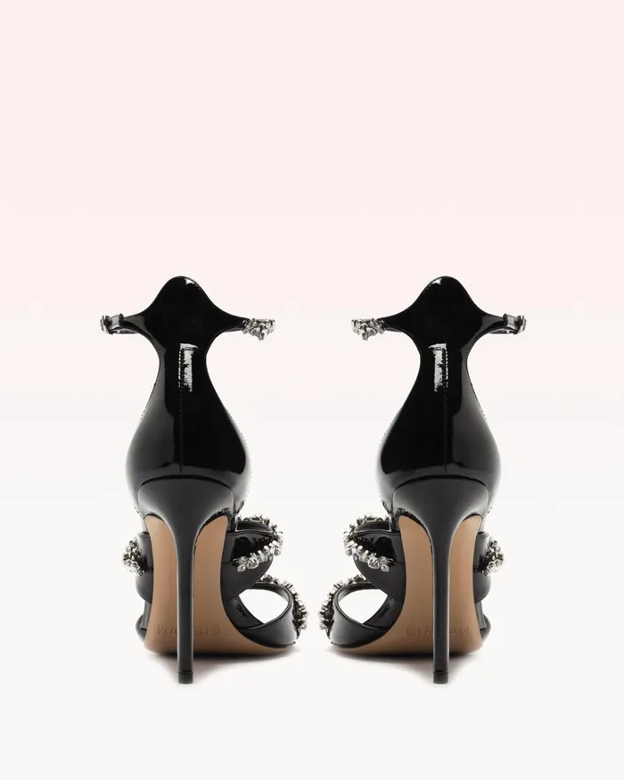 Sandals Women Alexandre Birman Gianna Crystal 100 Black