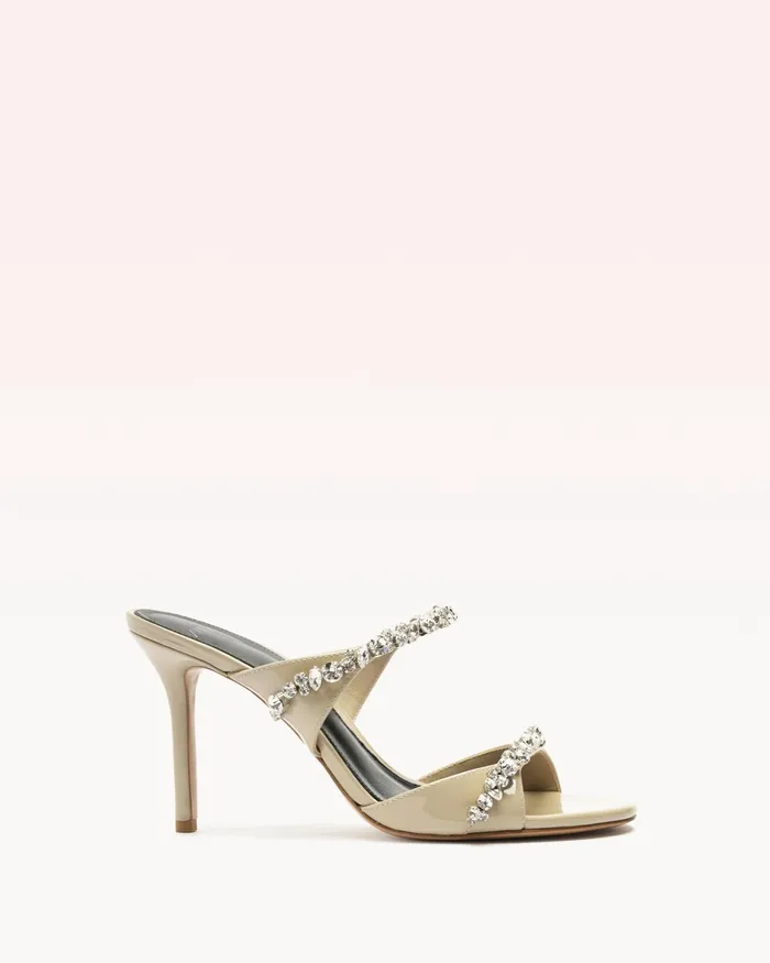 Sandals Women Alexandre Birman Gianna Crystal 85 Chalk