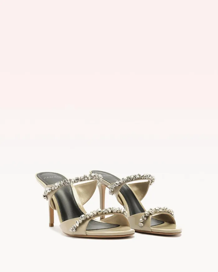 Sandals Women Alexandre Birman Gianna Crystal 85 Chalk