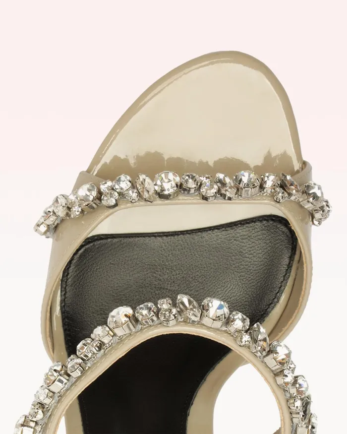 Sandals Women Alexandre Birman Gianna Crystal 85 Chalk