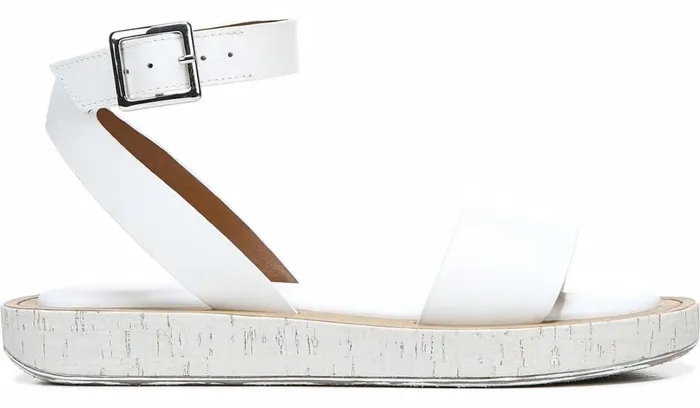 Sandals Women Franco Sarto Franco Eden Platform Sandal White Snake Print Faux Leather