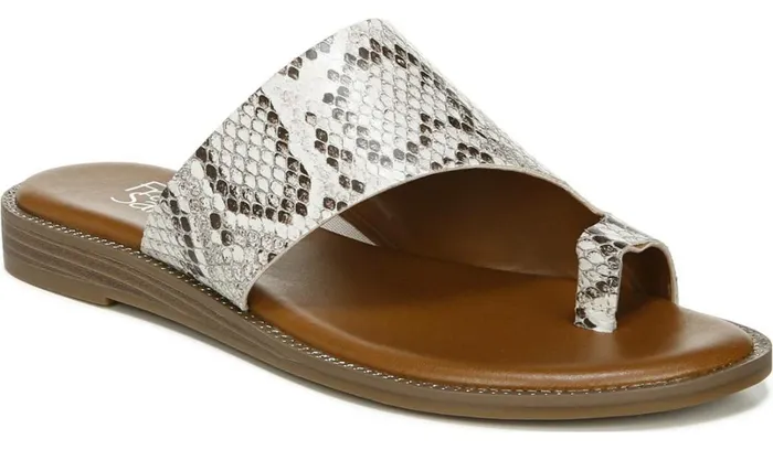 Sandals Women Franco Sarto Franco Gem Sandal Roccia Faux Leather