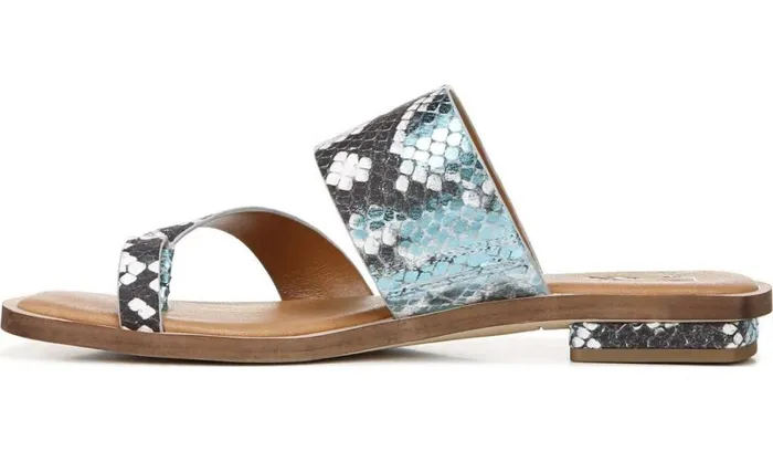 Sandals Women Franco Sarto Sarto Ediana Sandal Teal Snake Print Leather Sandals Women Franco Sarto Sarto Ediana Sandal Teal Snake Print Leather