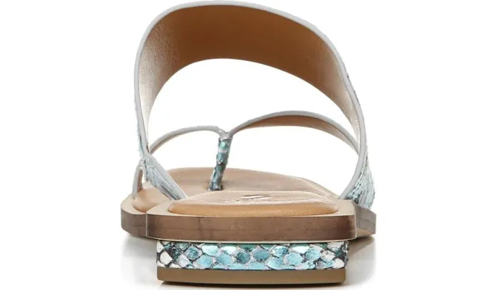 Sandals Women Franco Sarto Sarto Ediana Sandal Teal Snake Print Leather Sandals Women Franco Sarto Sarto Ediana Sandal Teal Snake Print Leather
