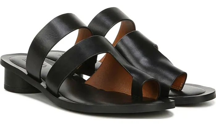 Sandals Women Franco Sarto Sarto Trixie Sandal Black Leather