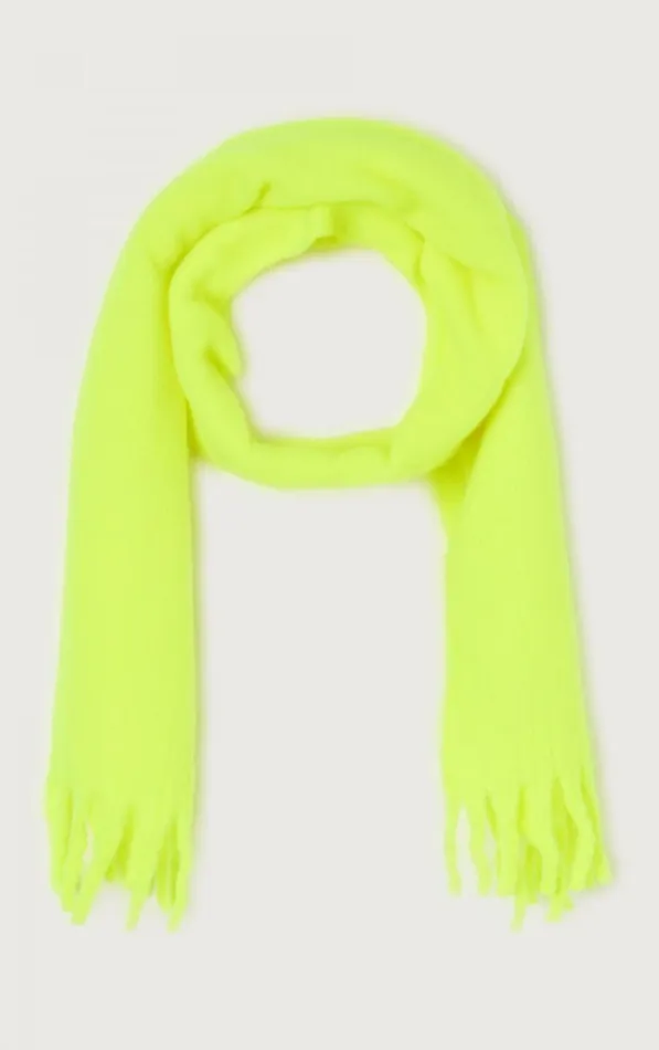 Scarf Zinaco Neon Yellow WomenMen American Vintage Scarves And Shawls
