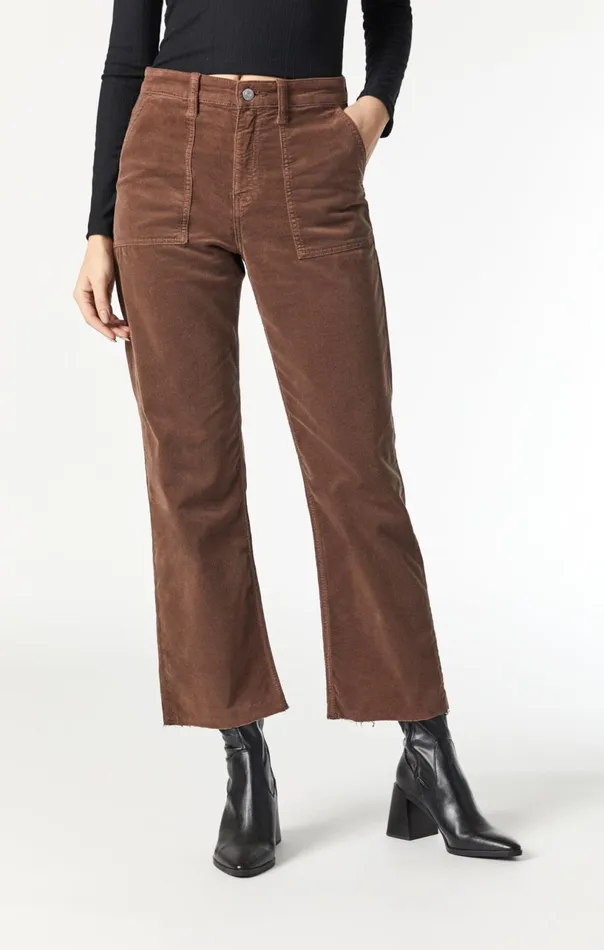 Shelia HighRise Front Pocket Straight In Rain Drum Cord Women Mavi Jeans Pants Shelia HighRise Front Pocket Straight In Rain Drum Cord Women Mavi Jeans Pants