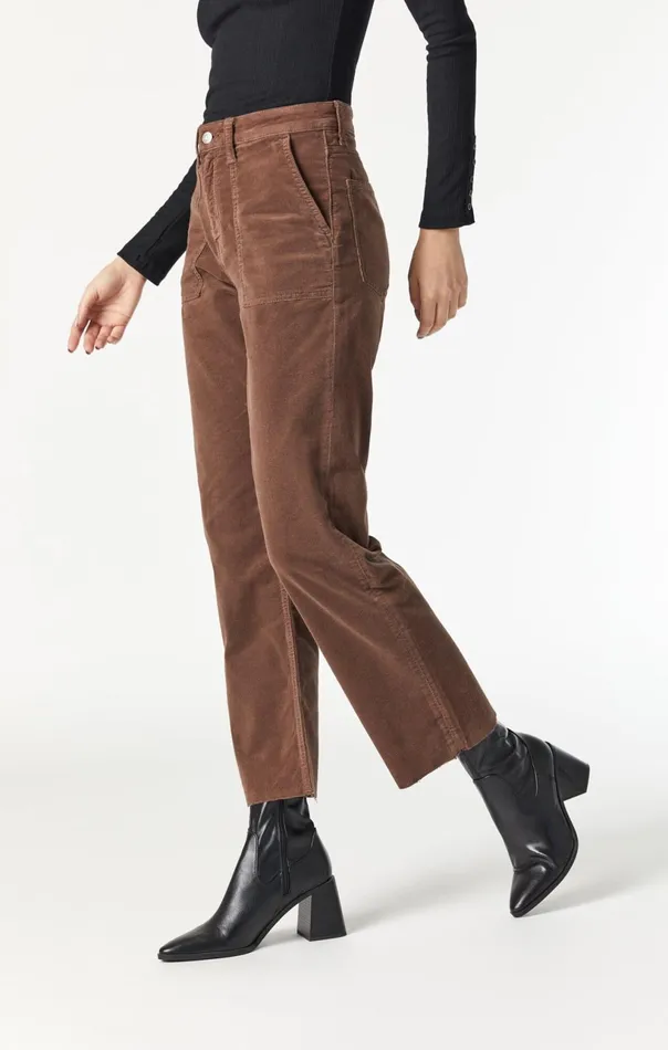 Shelia HighRise Front Pocket Straight In Rain Drum Cord Women Mavi Jeans Pants Shelia HighRise Front Pocket Straight In Rain Drum Cord Women Mavi Jeans Pants