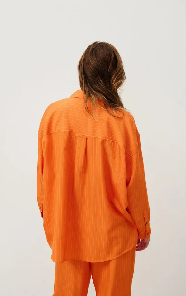 Shirt Okyrow Striped Cinnamon Women American Vintage Shirts Shirt Okyrow Striped Cinnamon Women American Vintage Shirts