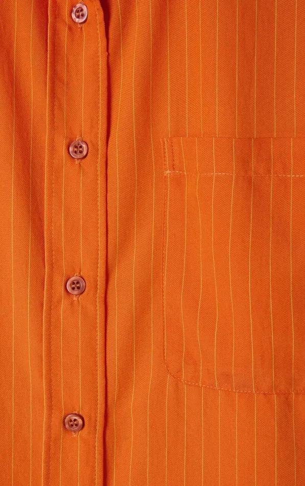 Shirt Okyrow Striped Cinnamon Women American Vintage Shirts Shirt Okyrow Striped Cinnamon Women American Vintage Shirts
