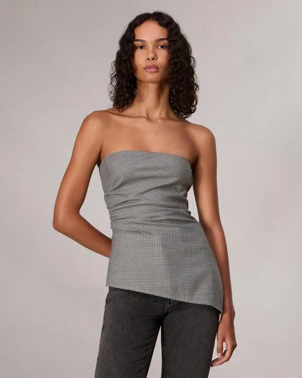 Shirts and Tops Women Rag and Bone Genevieve Plaid Top Blue Plaid
