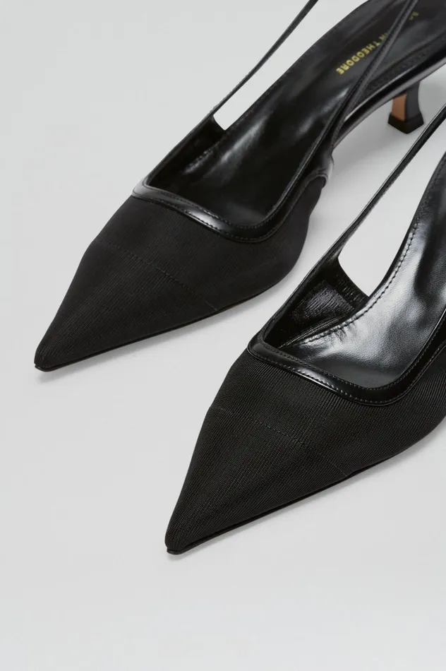 Shoes Women Scanlan Theodore FINE MESH SLINGBACK 45 Black Shoes Women Scanlan Theodore FINE MESH SLINGBACK 45 Black