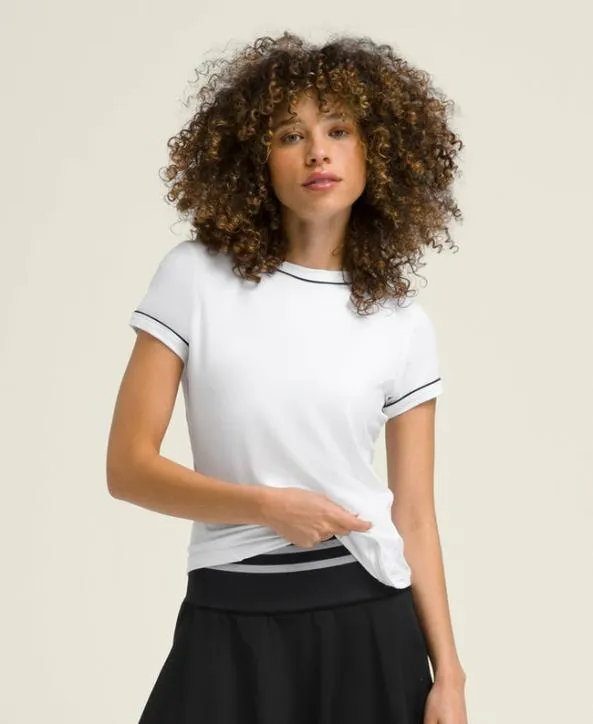 Short Sleeve Shirts Women Wilson All Day Tee Bright White