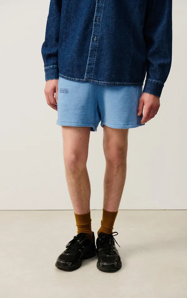 Shorts Doven Overdyed Sky Men American Vintage Shorts