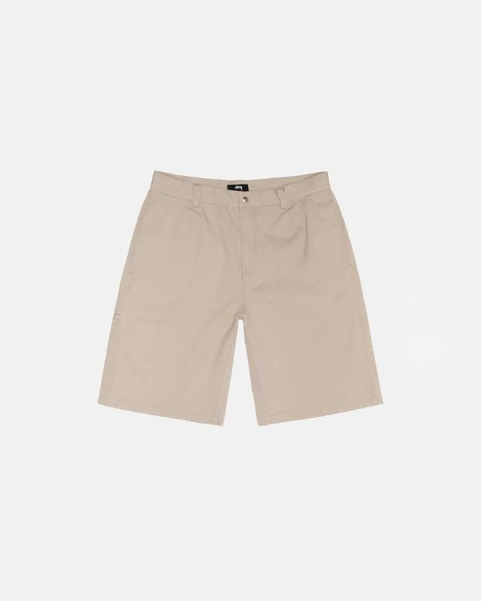 Shorts MenWomen Stussy CHINO WORK SHORT Khaki