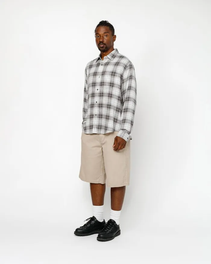 Shorts MenWomen Stussy CHINO WORK SHORT Khaki Shorts MenWomen Stussy CHINO WORK SHORT Khaki