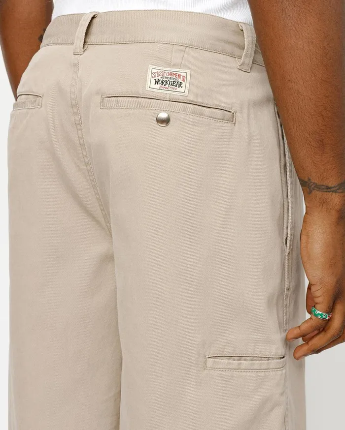Shorts MenWomen Stussy CHINO WORK SHORT Khaki Shorts MenWomen Stussy CHINO WORK SHORT Khaki