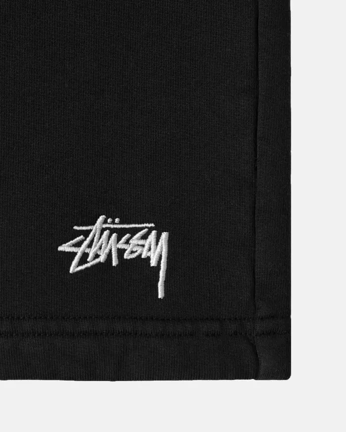 Shorts MenWomen Stussy STOCK LOGO SWEATSHORT Black Shorts MenWomen Stussy STOCK LOGO SWEATSHORT Black