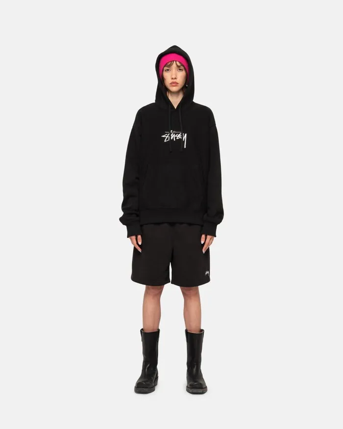 Shorts MenWomen Stussy STOCK LOGO SWEATSHORT Black Shorts MenWomen Stussy STOCK LOGO SWEATSHORT Black