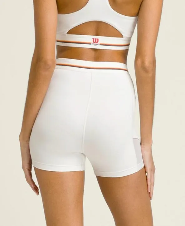 Shorts Women Wilson Tennis Ball Short Sandrift Multi