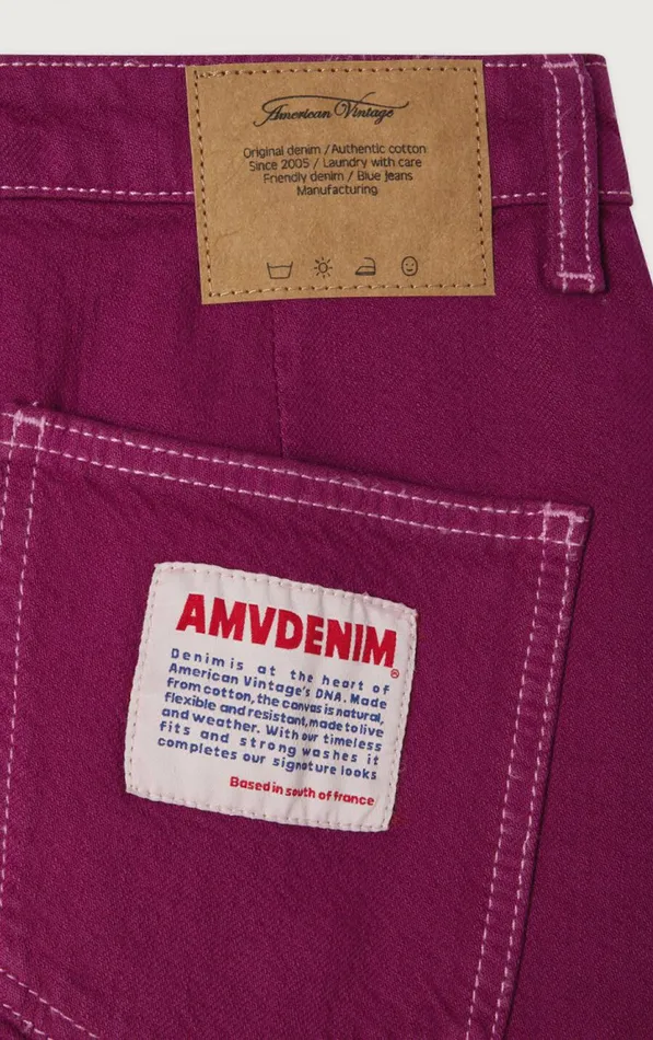 Skirt Nyolow Overdyed Fuchsia Women American Vintage Skirts Skirt Nyolow Overdyed Fuchsia Women American Vintage Skirts
