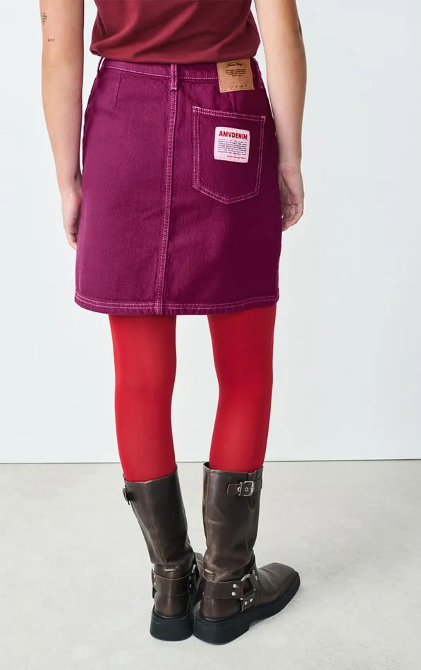 Skirt Nyolow Overdyed Fuchsia Women American Vintage Skirts Skirt Nyolow Overdyed Fuchsia Women American Vintage Skirts