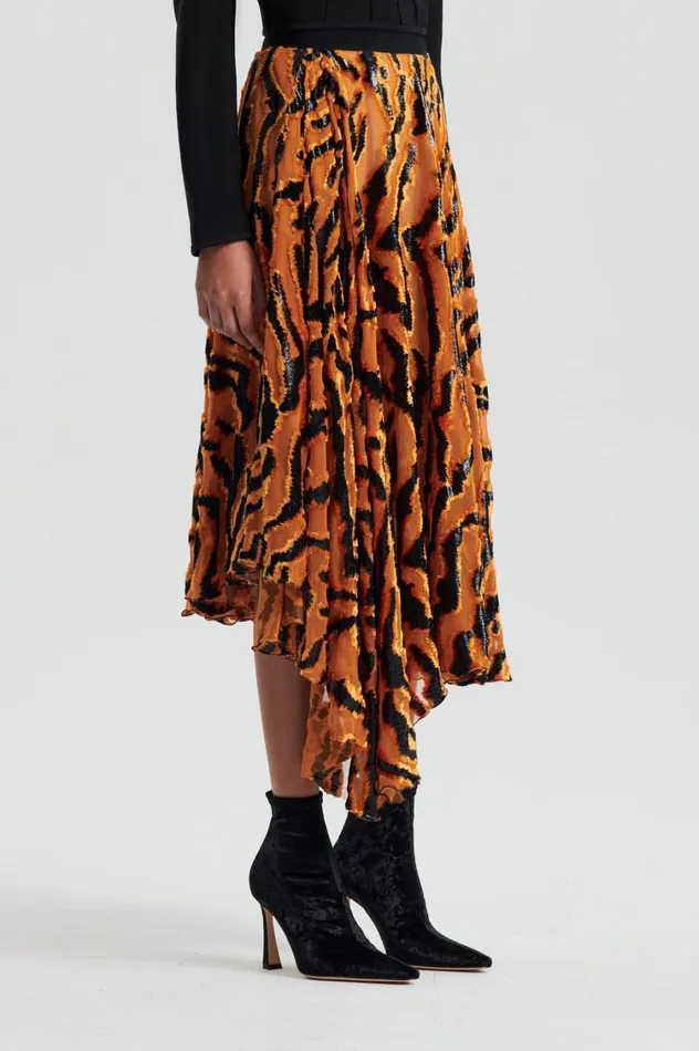 Skirts Women Scanlan Theodore FRENCH BURNT OUT SKIRT Burntorange Skirts Women Scanlan Theodore FRENCH BURNT OUT SKIRT Burntorange
