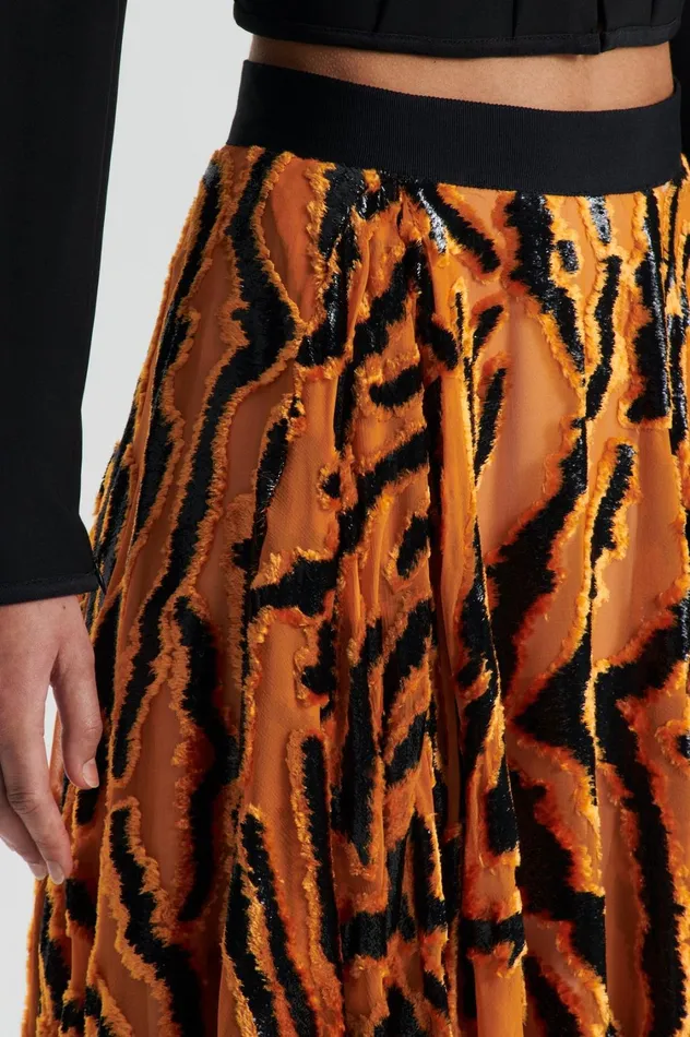 Skirts Women Scanlan Theodore FRENCH BURNT OUT SKIRT Burntorange Skirts Women Scanlan Theodore FRENCH BURNT OUT SKIRT Burntorange