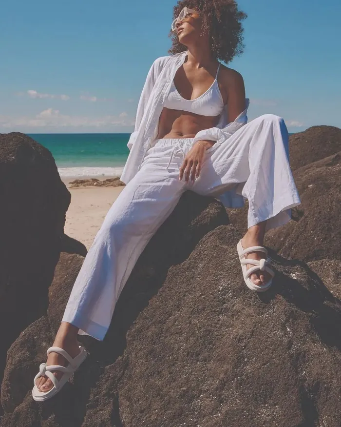 Slides SALACIOUS WHITE NOVO Shoes Women