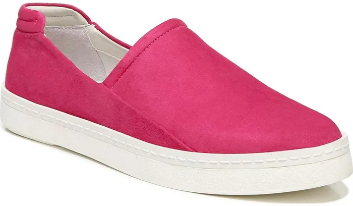 Sneakers Women Franco Sarto Franco Alma Slip On Sneaker Fuchsia Leather